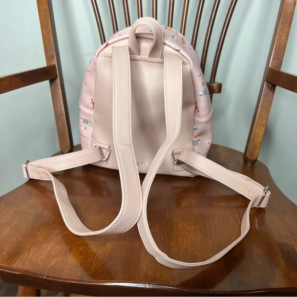 Danielle Nicole Friends mini Backpack Purse Light Pink Friends + Keychain Sofa main image 3